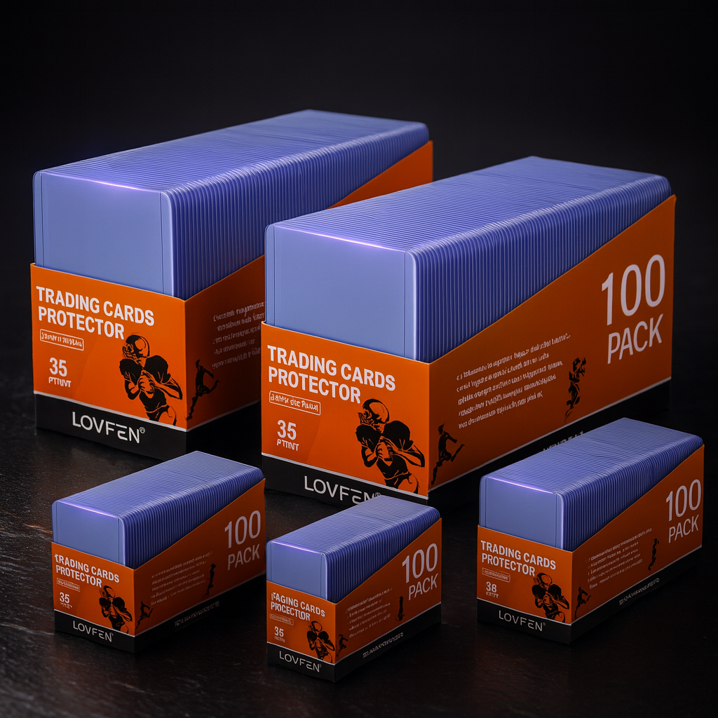500 Hard Plastic Card Toploaders 35PT for TCG & Sports