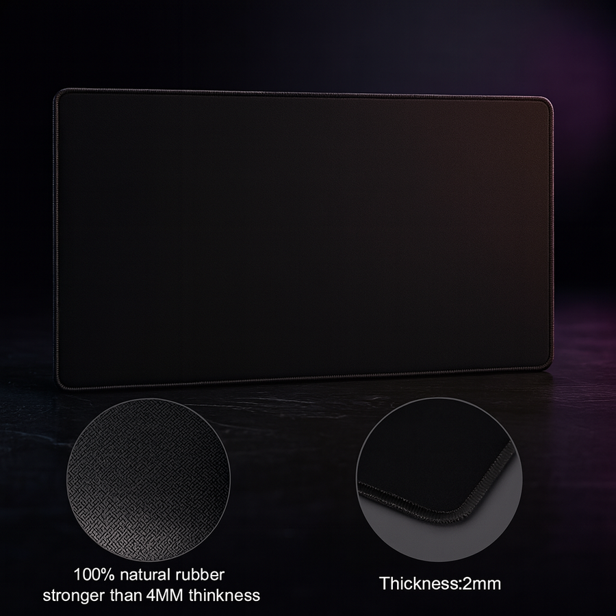 Biouai MTG Playmat 2 Pack Black Stitched TCG Play Mat