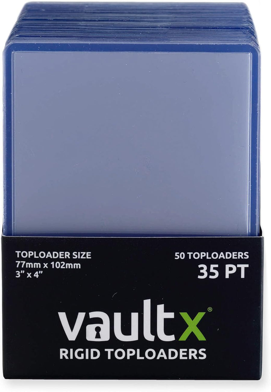 Vault X 35pt Card Toploaders (50 Pack) Clear TCG Holders