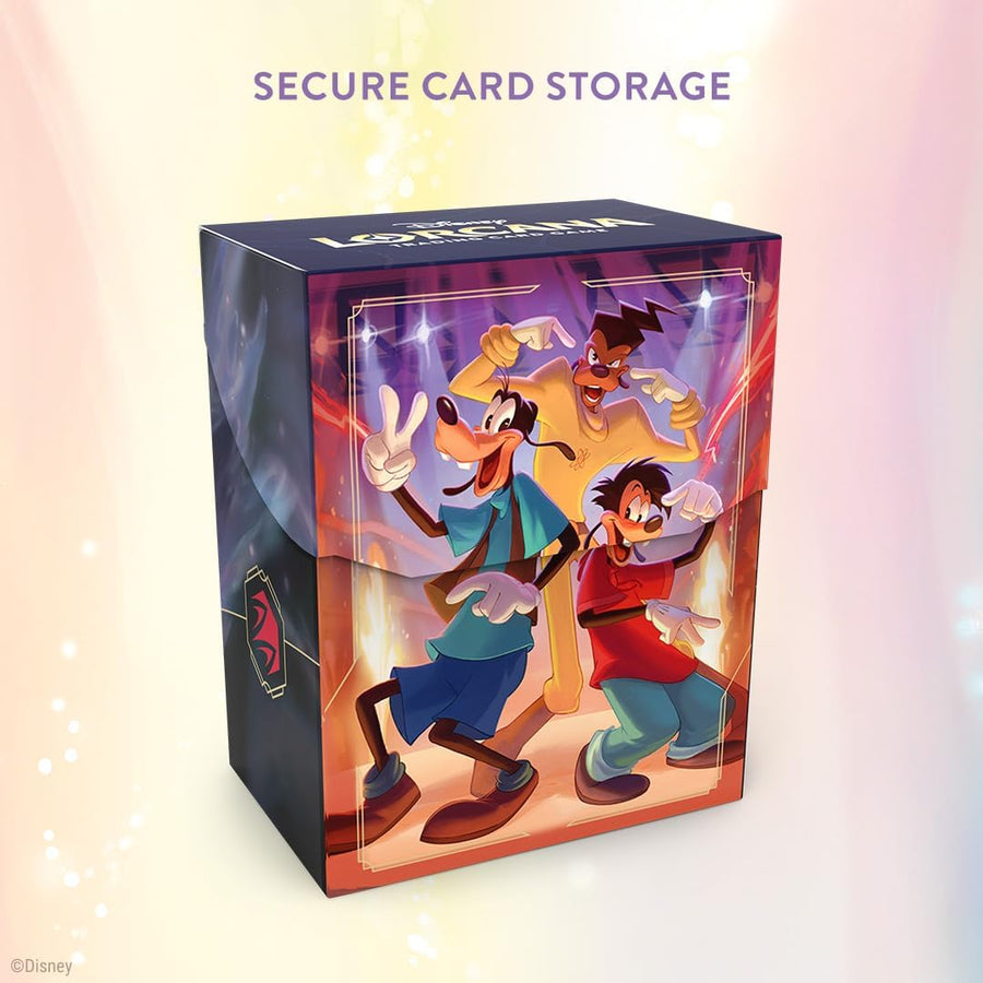 Lorcana Deck Box, I2I Character Art, Holds 80 Sleeved Cards