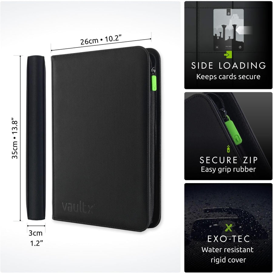 Vault X Pokemon Card Binder, Zip, 360 Cards, Exo-Tec