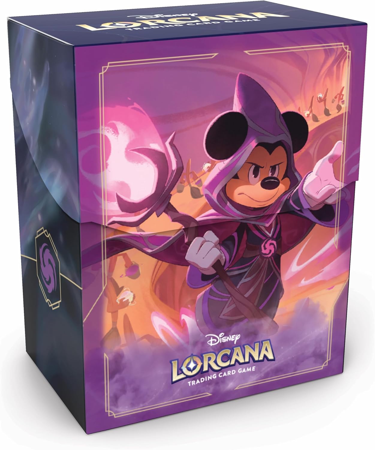 Lorcana Deck Box, Mickey Mouse Wayward Sorcerer, 80 Cards