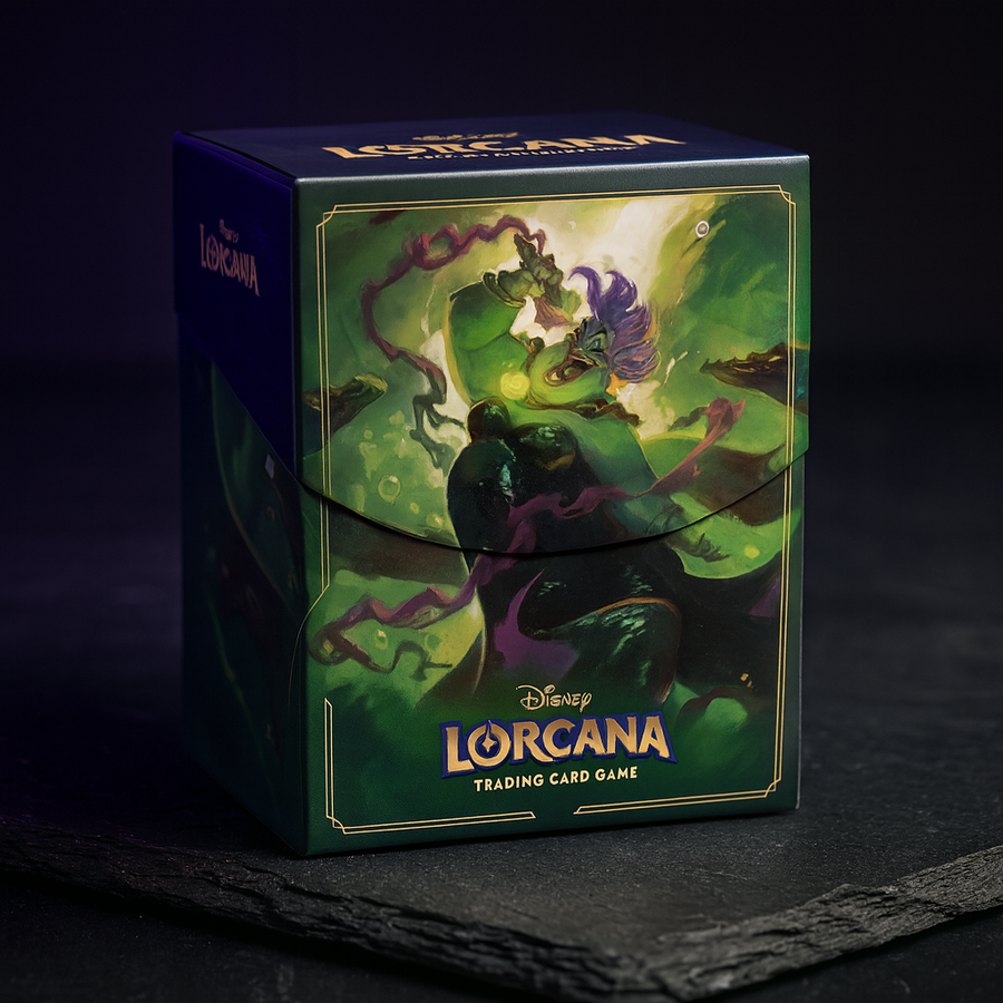 Lorcana Deck Box, Ursula Deceiver of All, Holds 80 Cards
