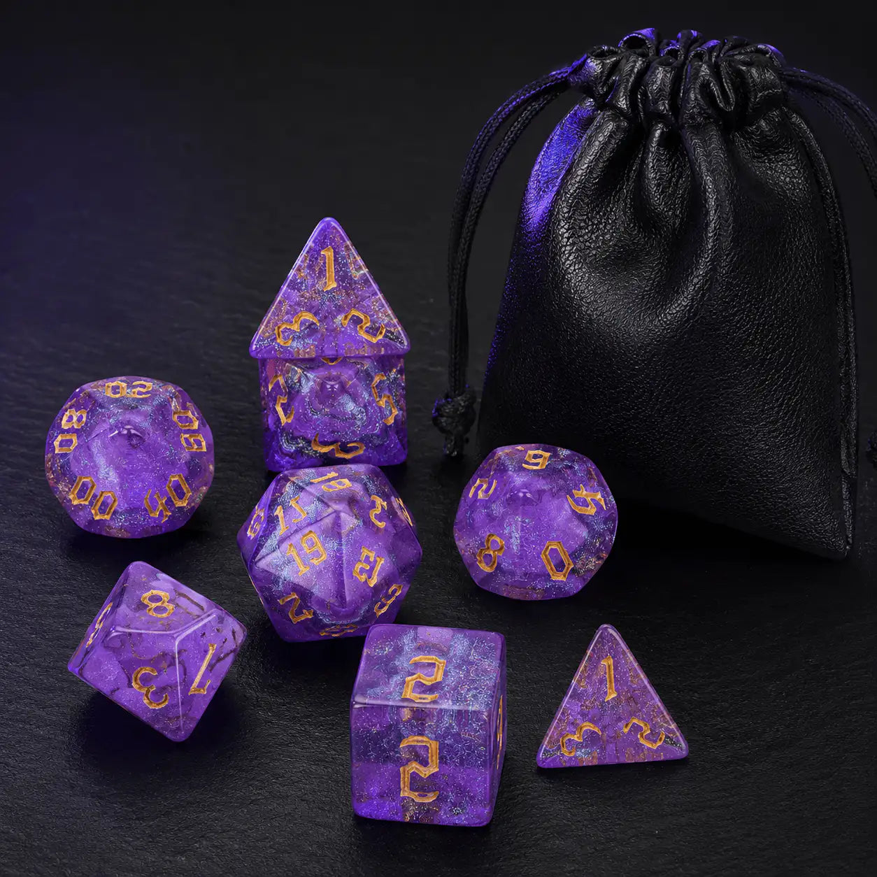 Wanderer's Sharp-Edge Dice Set, DnD dice