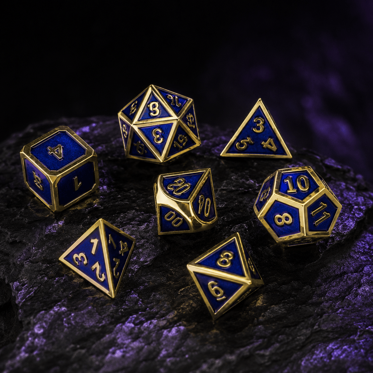 Vanguard Metal Dice Set, DnD dice