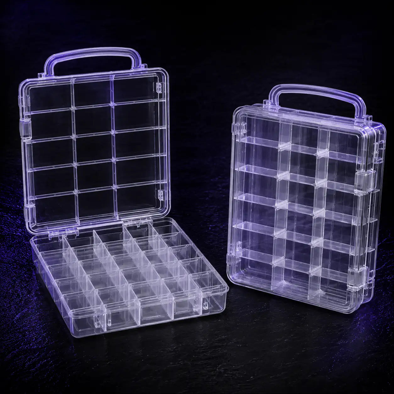 Transparent Dice Storage Case, DnD dice storage