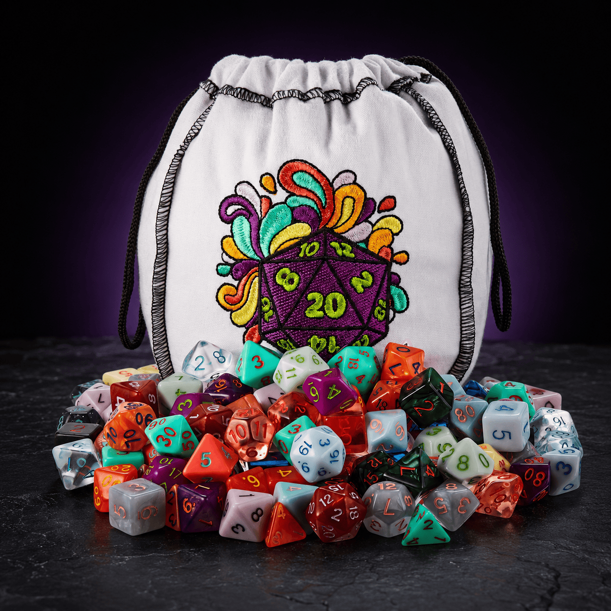 Devouring Bulk Dice Set (140), DnD dice