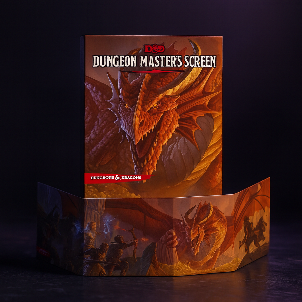 Official D&D Dungeon Master Screen Reference for Beginners
