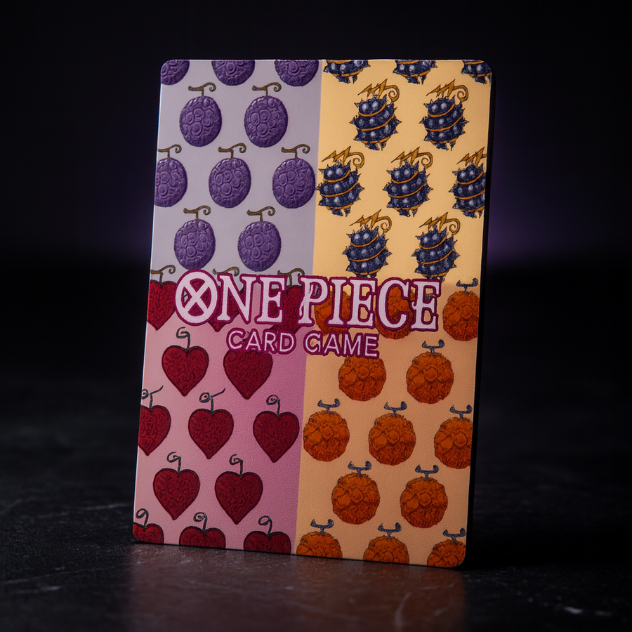 One Piece Card Sleeves Devil Fruits Set 10 by Bandai (70ct)