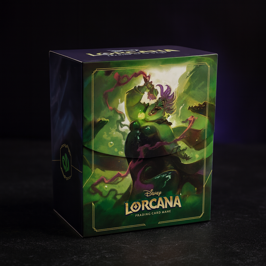 Lorcana Deck Box, Ursula Deceiver of All, Holds 80 Cards