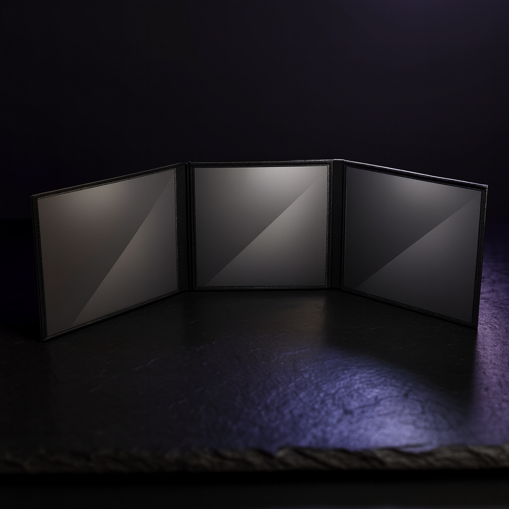 Landscape Game Master DM Screen with Clear Pockets