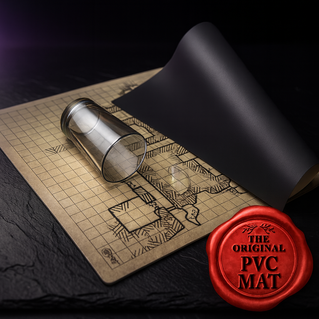 Wet and Dry Erase Battle Map Grid 24x36 for D&D
