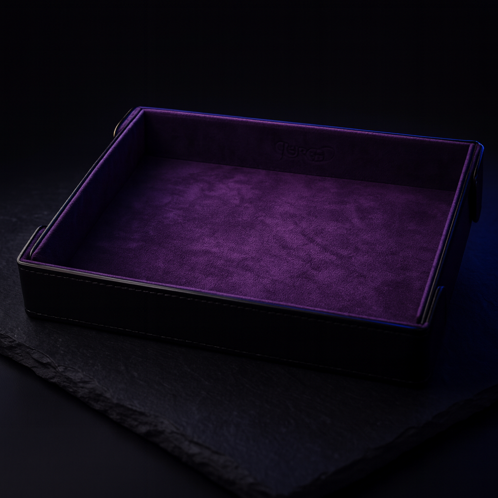Magnetic folding dice tray, Dice Armory studio style (test)