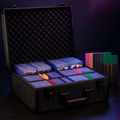 Kartenbox für Toploader, fasst 610+ mit Trennern