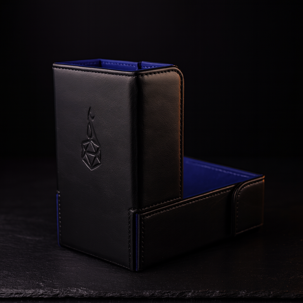 The Keep Compact Magnetic Folding Dice Tower with Tray