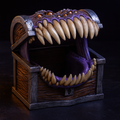 Scatola per Dadi Mimic in Resina Dipinta a Mano, Ufficialmente Licenziata D&D