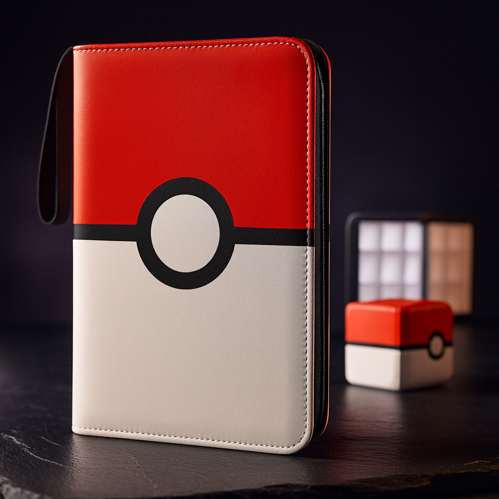 Pokemon Card Binder, 900 Cards, Zip, 50 Sleeves