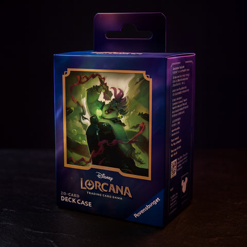 Lorcana Deck Box, Ursula Deceiver of All, Holds 80 Cards
