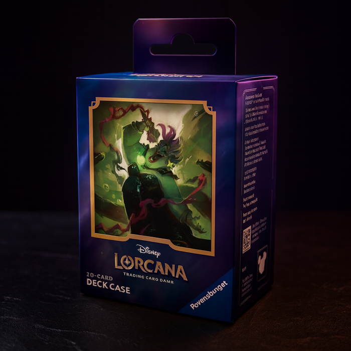 Lorcana Deck Box, Ursula Deceiver of All, Holds 80 Cards