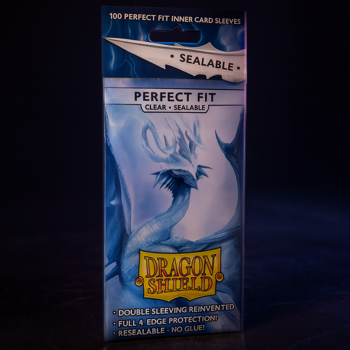 Dragon Shield Sealable Inner Clear 100ct Card Sleeves