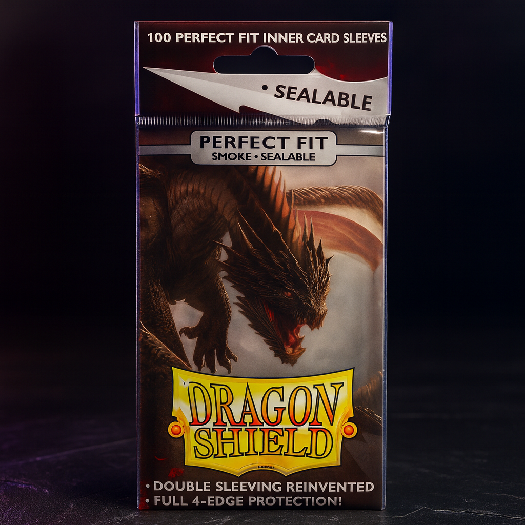 Dragon Shield Perfect Fit Smoke Inner Card Sleeves 100ct