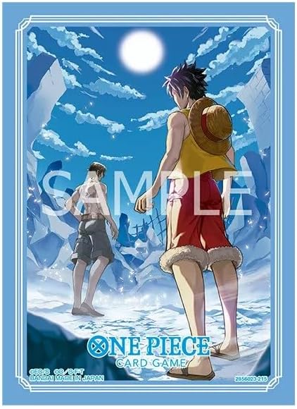 One Piece Card Sleeves Vol. 15 Luffy & Ace (70 Count)