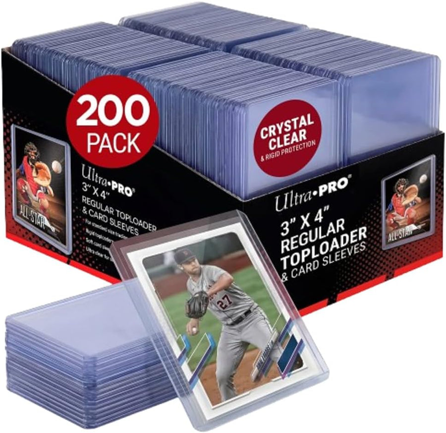 Ultra Pro Card Toploaders & Sleeves Bundle (200 Pack)