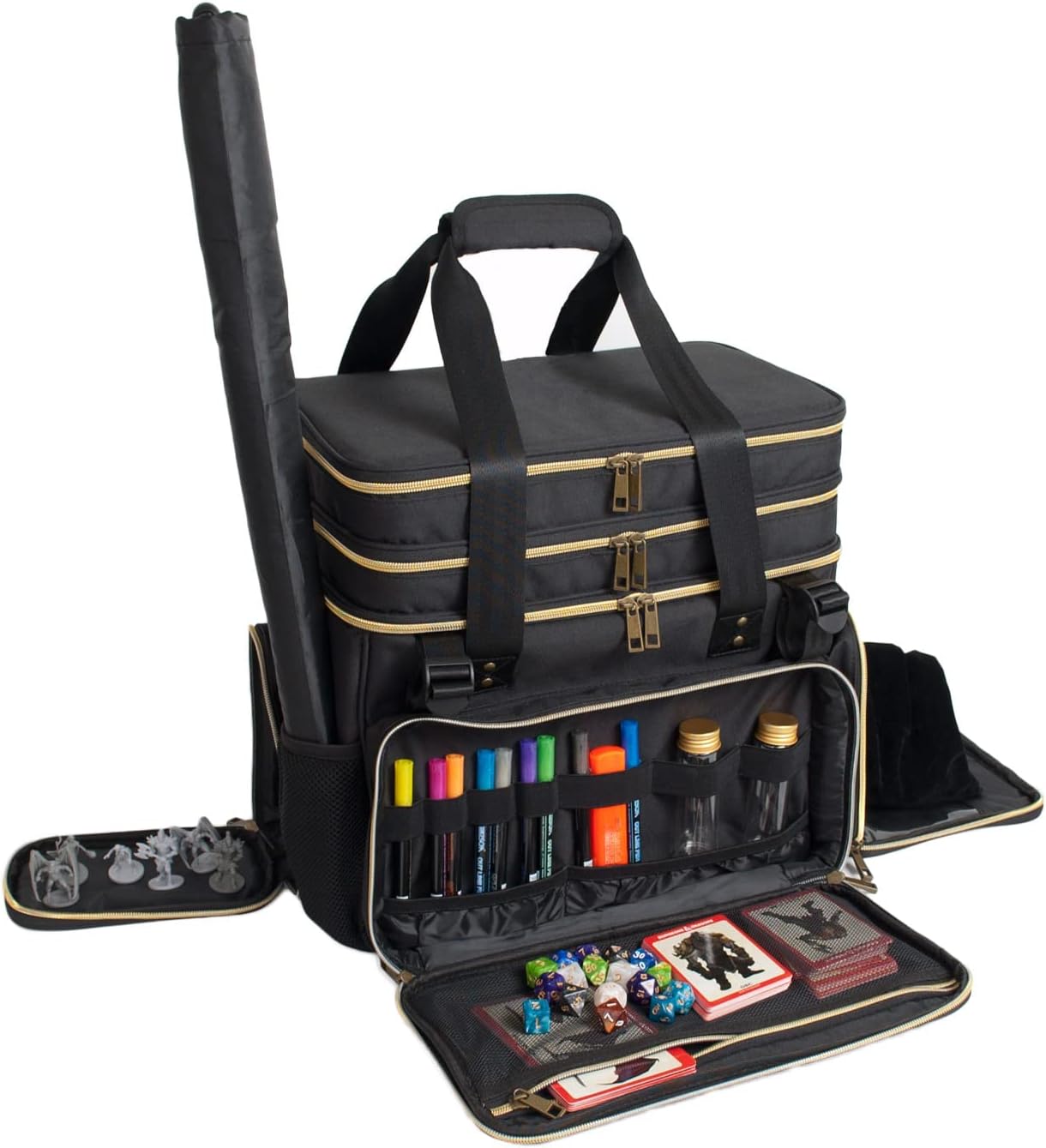 RPG Travel Bag with 44 Slot Miniature Carrying Case