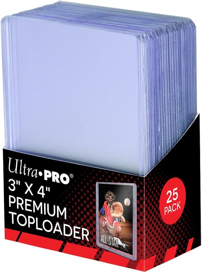 Ultra Pro Super Clear Premium Card Toploaders 25 Count