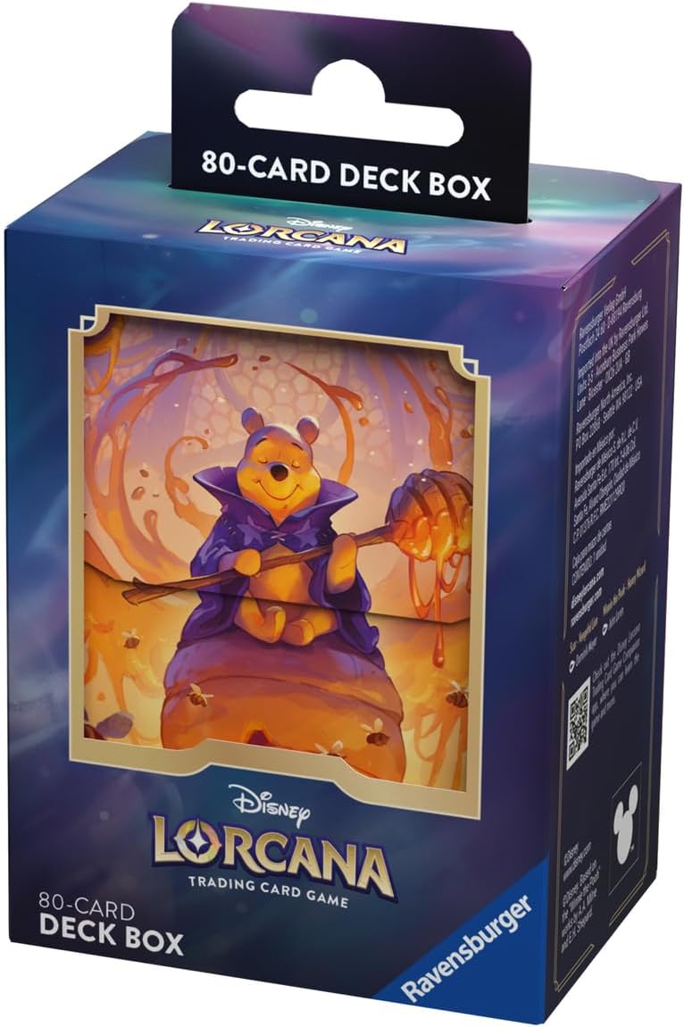 Lorcana Deck Box, Winnie the Pooh Hunny Wizard, 80 Cards