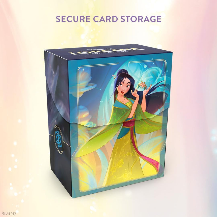 Lorcana Deck Box, Mulan Considerate Diplomat, 80 Cards
