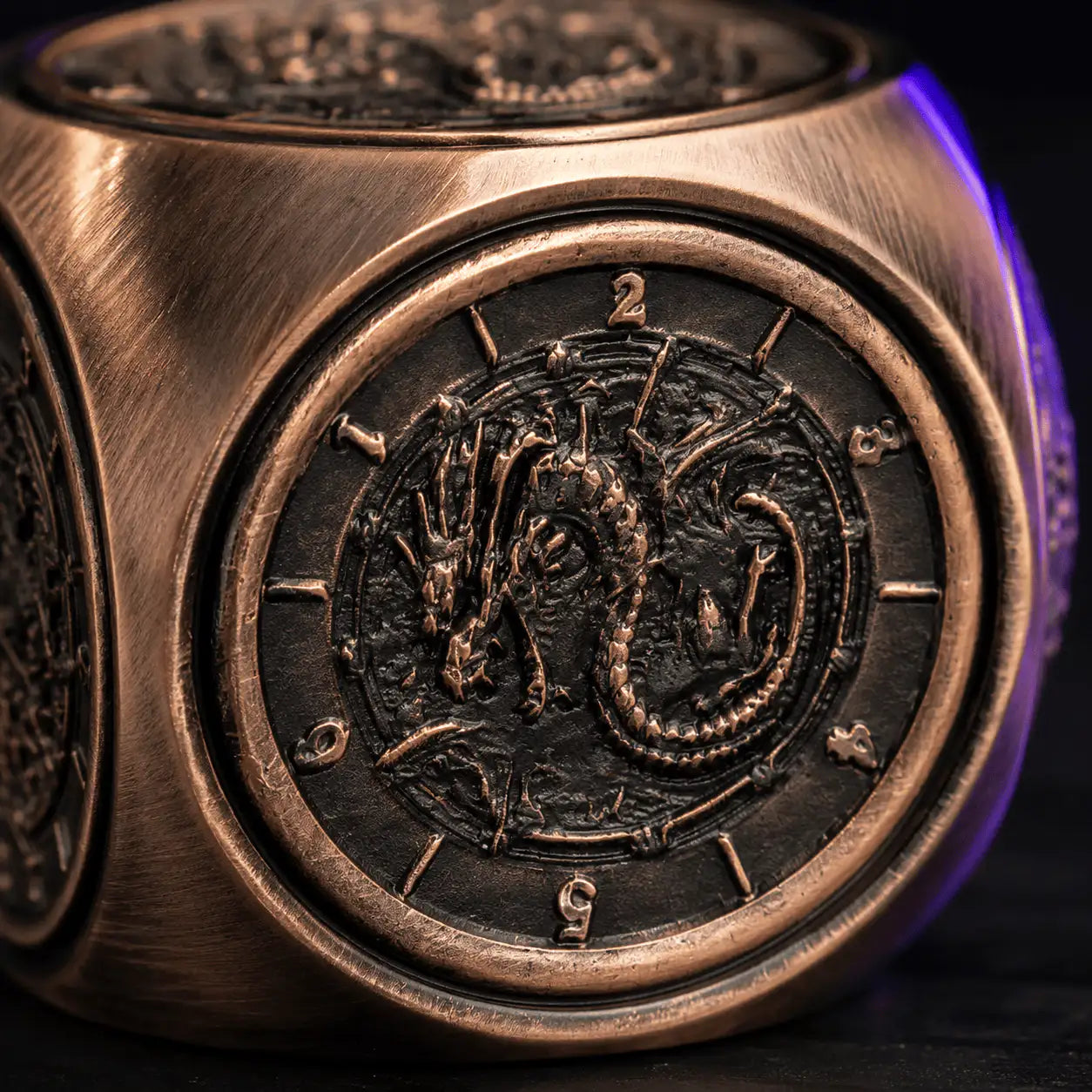 Goblin Spinner Metal Dice Set, DnD dice for D&D players