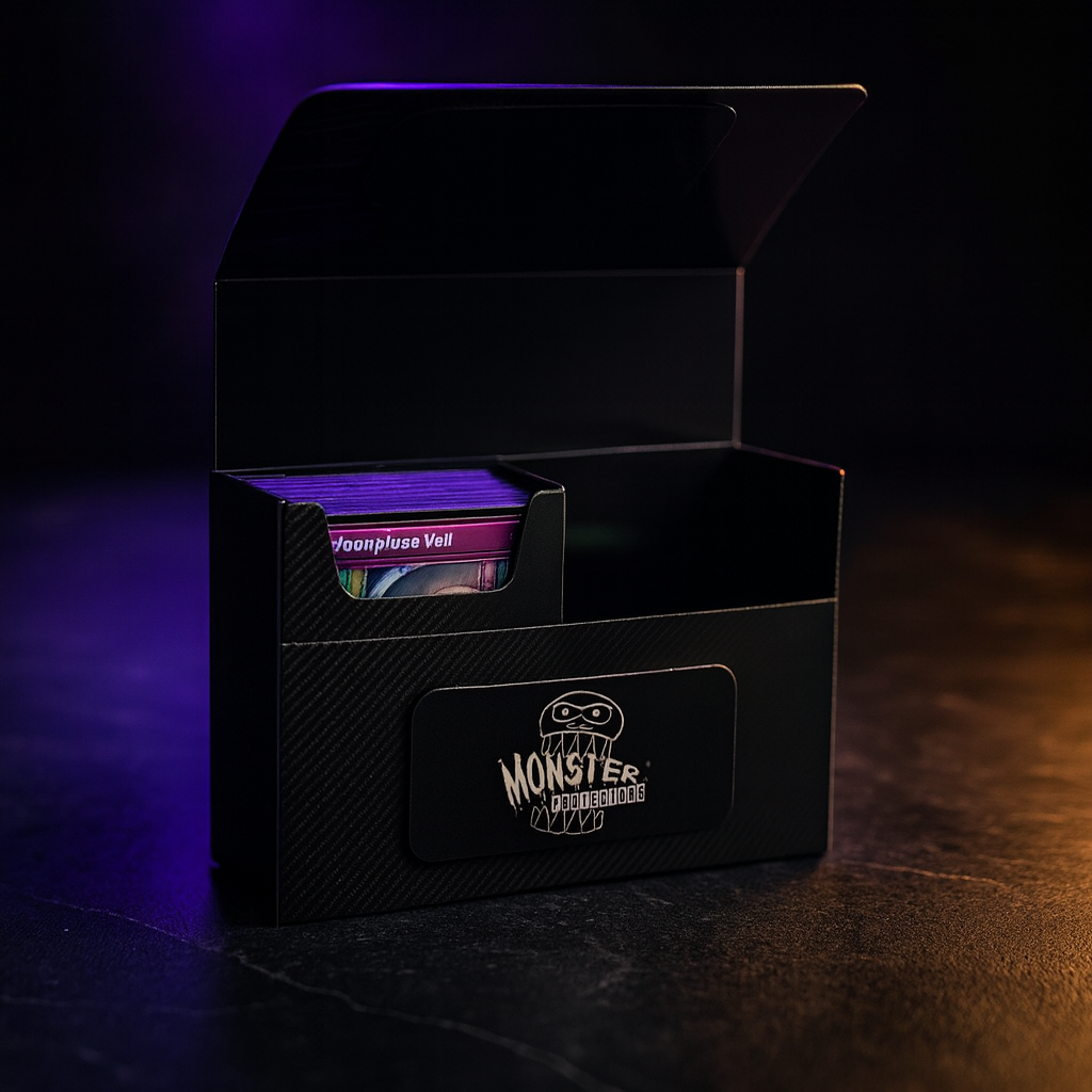 Magnetic Double Deck Box Holds 150 Trading Cards