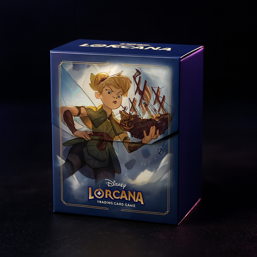 Lorcana Deck Box, Tinker Bell Giant Fairy, Holds 80 Cards