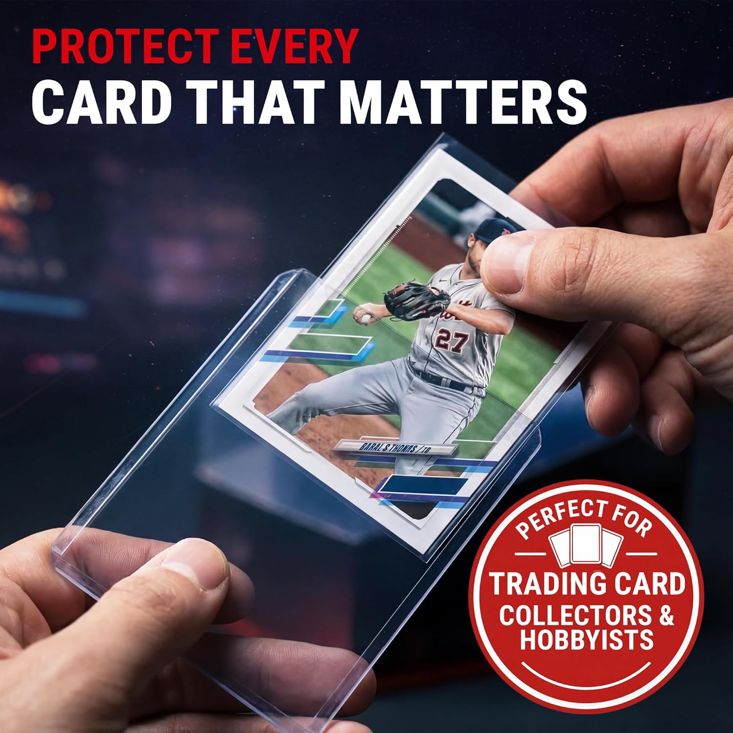Ultra Pro Card Toploaders & Sleeves Bundle 100ct Standard