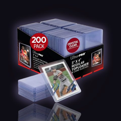 Ultra Pro Card Toploaders & Sleeves Bundle (200 Pack)