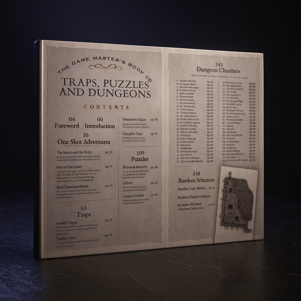 The Game Master's Book of Traps, Puzzles and Dungeons