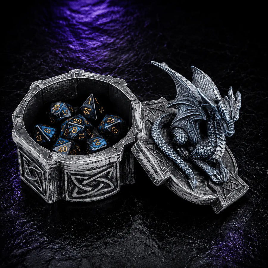 Dragon Dice Storage Box, DnD dice storage