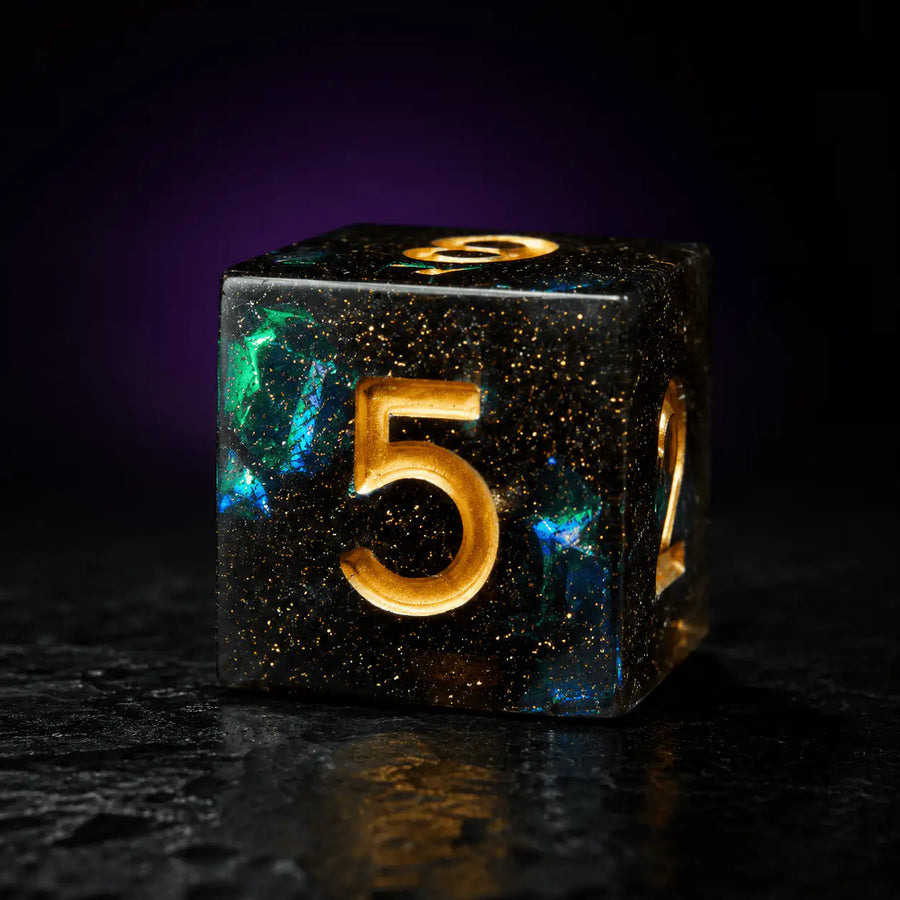 Liquid Core Dice Set, DnD dice for tabletop RPGs