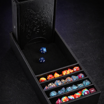 3 in 1 Dice Tower and Tray Combo for DnD and Tabletop