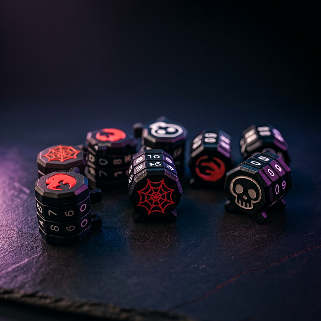 Dual Wheel Life Counter 2-Pack 0-99 Health Dial for MTG and D&D