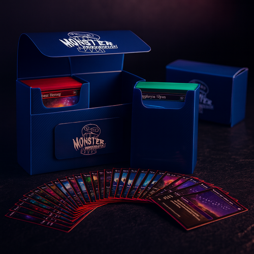 Magnetic Double Deck Box Holds 150 Trading Cards