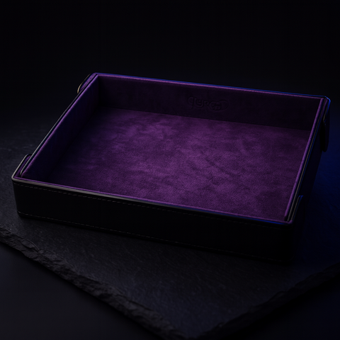 Magnetic Folding Dice Tray for DND, Quiets Metal Dice