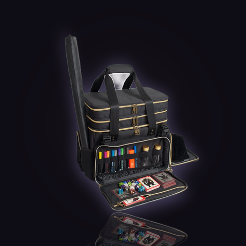 Bolsa de viaje para rol con estuche de 44 huecos para miniaturas