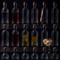 Fantasy Potion Bottles, 24 pcs Vintage Glass with Corks, 1.6 oz