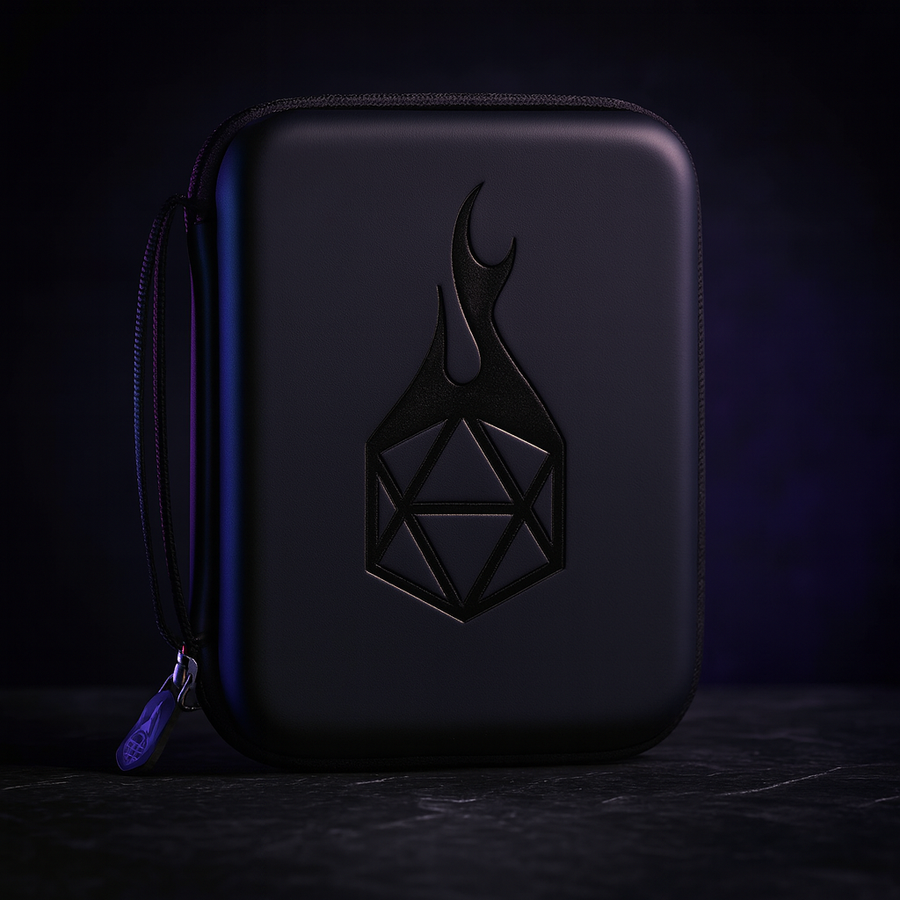 Dice Display Case with Foam Holds 5 D&D Dice Sets